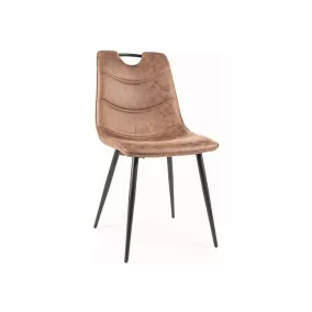 Aloe Mikroszálas Étkezőszék Barna Fogantyús