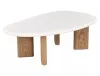 Alpen Dohányzóasztal MDF Mikrocement Écru Tölgy