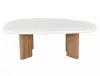 Alpen Dohányzóasztal MDF Mikrocement Écru Tölgy