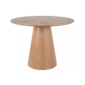 Angel Kerek Tölgy Étkezőasztal Matt Fekete Lábbal