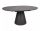 Angel II Kihúzható Kerek Étkezőasztal Márvány Hatású Szürke/Fekete