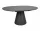Angel II Kihúzható Kerek Étkezőasztal Márvány Hatású Szürke/Fekete