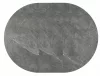 Angel II Kihúzható Kerek Étkezőasztal Márvány Hatású Szürke/Fekete