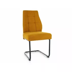   April Vardo Curry Fém Szánkótalpas Szék Zsebrugós Üléssel