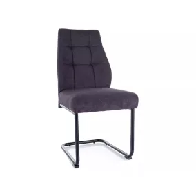   April Vardo Kényelmes Szék Szövet Grafitszürke Zsebrugós