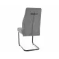   April Vardo Kényelmes Szánkótalpas Szék Szürke Kárpittal