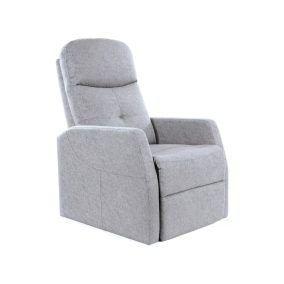 Ares Relax Kényelmi Szövet Fotel Szürke Kihúzható