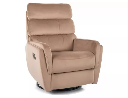 Argos Velvet Kinyitható Pihenőfotel Bézs