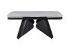 Armando Kihúzható Kerámia Étkezőasztal Matt Fehér/Fekete