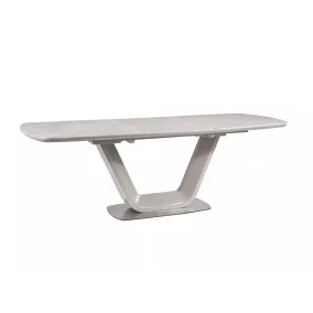   Armani Ceramic Bővíthető Kerámia Étkezőasztal Matt Szürke 160-220 cm