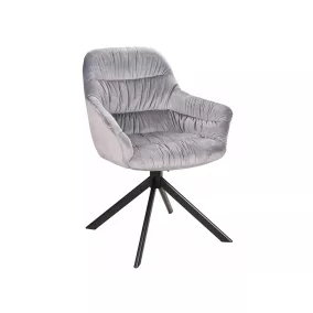   Astoria II Forgó Bársony Szék Szürke Fémvázas Automata Visszatérő