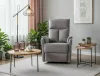Atlas Raven Elektromos Relax Fotel Szürke Raven Szövet