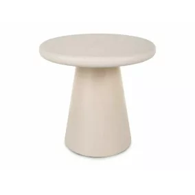 Aurora Dohányzóasztal MDF Mikrocement Écru