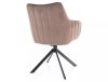 Azalia Velvet Forgó Bársony Étkezőszék Cappuccino