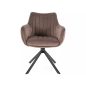 Azalia Velvet Forgó Bársony Étkezőszék Cappuccino