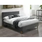 Azurro Velvet Luxus Bársony Franciaágy Szürke 140x200