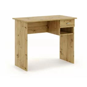 B-011 Artisan Tölgy Laminált Íróasztal Fiókkal