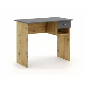   Signal B-011 Kompakt Íróasztal Laminált Artisan Tölgy/Antracit Fiókos