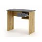 Signal B-011 Kompakt Íróasztal Laminált Artisan Tölgy/Antracit Fiókos
