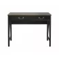   B-021 Rusztikus Íróasztal Laminált Tölgy Fekete Fém Vázzal