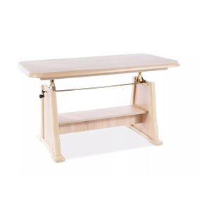   Beata Állítható Magasságú Sonoma Tölgy Étkezőasztal Paddal