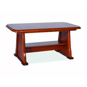   Beata Állítható Magasságú Gesztenyebarna Bükkfa Dohányzóasztal