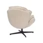Betty Forgó Fotel Szövet Bézs 360°-ban Forgatható