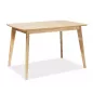 Brando Kihúzható Tölgyfa Étkezőasztal