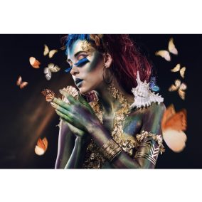 Pillangó Álom Edzett Üvegkép Művészi Fantázia 120x80