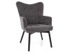 Carmen Raven Kényelmi Fotel Szürke Szövettel