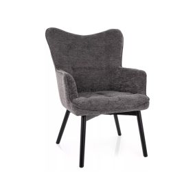 Carmen Raven Kényelmi Fotel Szürke Szövettel