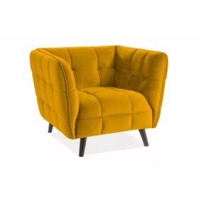 Castello Velvet Luxus Fotel Bársony Curry Steppelt