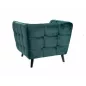 Castello Velvet Luxus Fotel Zöld Bársony Kárpitozással