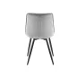   Cherry II Bársony Étkezőszék Szürke Steppelt Kárpitozással