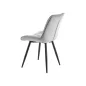   Cherry II Bársony Étkezőszék Szürke Steppelt Kárpitozással