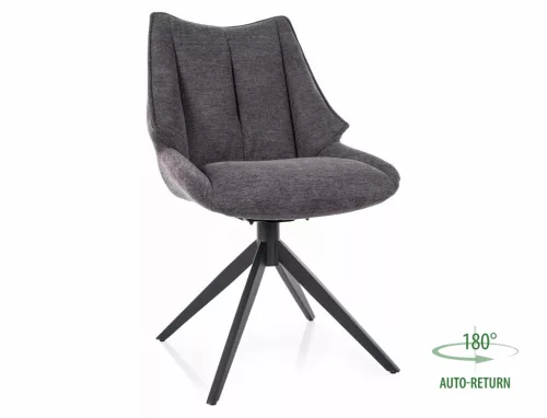 Coda Brego Forgó Étkezőszék Sötétszürke Szövettel