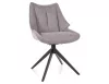 Coda Brego Forgó Étkezőszék Szürke Szövet Fekete Vázzal