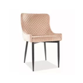   Colin B Bársony Étkezőszék Bézs Steppelt Kárpitozással