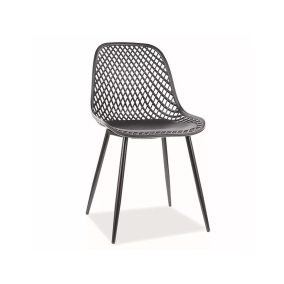 Corral A Rácsos PP Műanyag Szék Fekete Matt