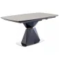   Cortez Ceramic Bővíthető Márvány Hatású Étkezőasztal Szürke Antracit
