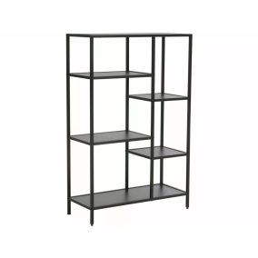 Costa B Modern Laminált Fekete Polcos Állvány