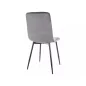   Daren Velvet Bársony Étkezőszék Szürke Chevron Mintával