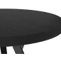 Domingo Bővíthető Kerek Étkezőasztal Furnér Fekete