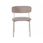 Elton Brego Étkezőszék Bézs Szövet Kasmír Fém Váz