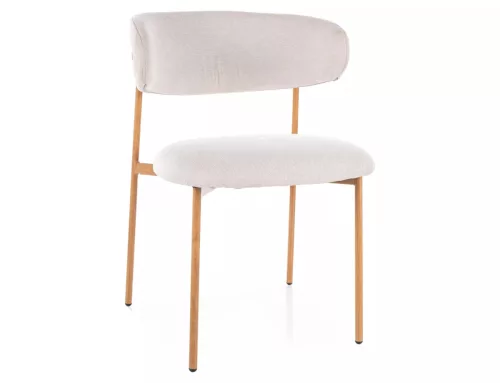 Elton D Brego Étkezőszék Világos Bézs Szövet Tölgy Vázzal