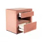   Signal ET-003 Velvet Bársony Éjjeliszekrény Antik Rózsaszín
