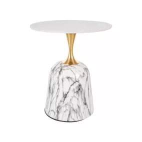 Fama Luxus Kerámia Dohányzóasztal Márvány-Arany