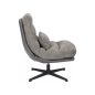 Felicia Raven Forgó Fotel Szürke Kárpitozott 360°