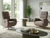 Fenix Raven elektromos relax fotel Raven szövet cappuccino 360° forgatható