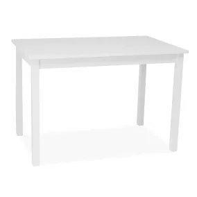 Fiord Modern MDF Téglalap Étkezőasztal Fehér